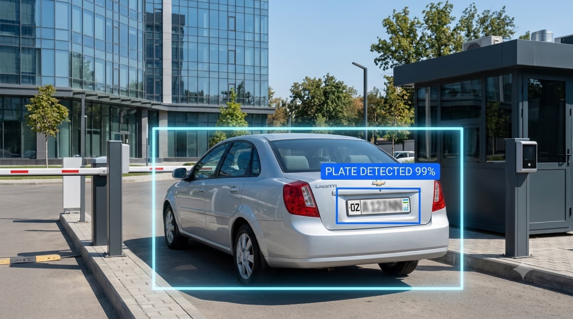 التعرف على لوحات المركبات (ANPR) — الذكاء الاصطناعي يقرأ لوحة السيارة عند الحاجز